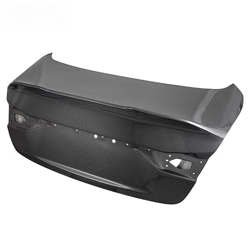 PSM Style Real Carbon Fiber Rear Trunk Lid for  Q50 Q50S Q50L Rear Trunk Boot Lid